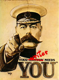 Your Writer Needs You